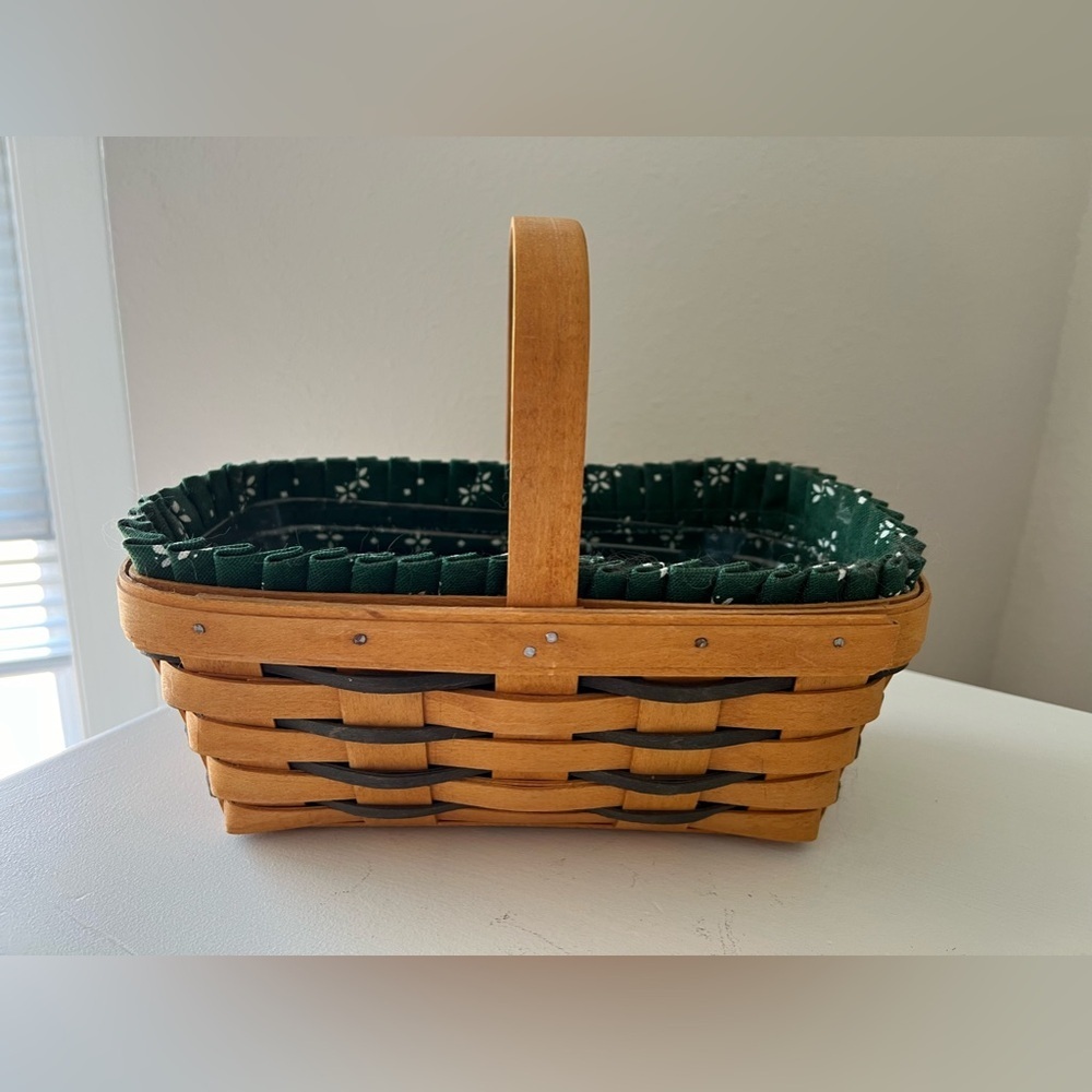 Longaberger | 1997 Heartland Berry Basket | Liner Protector Small Chore | EUC